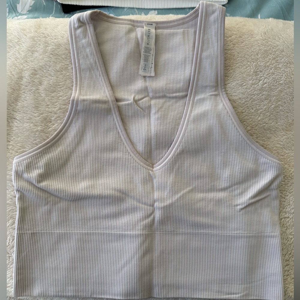 Athleta Ribbed Workout Top